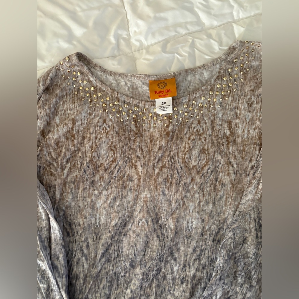 Ruby Rd 2XL Blouse - Picture 3 of 6